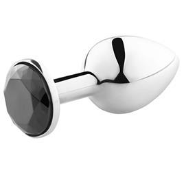 Plug Anal Secretplay Anal S Metal Pedra Preta
