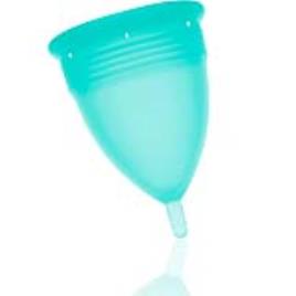 MENSTRUAL CUP TAMANHO S AQUAMARINA COR FDA SILICONE