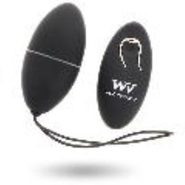 WOMANVIBE ALSAN EGG CONTROLE REMOTO PRETO SILICONE PRETO