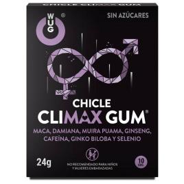 Pastilhas WUG Gum Climax 10 Unidades