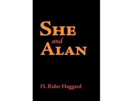 Livro She and Allan, LargePrint Edition de H Rider Haggard (Inglês)