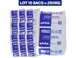 10 sacos de 25 kg de pastilhas de sal descalcificante EUROPALAMP