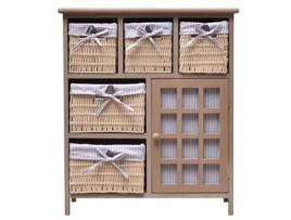 Cômoda REBECCA MOBILI Primula Bege 70X60X30 Cm