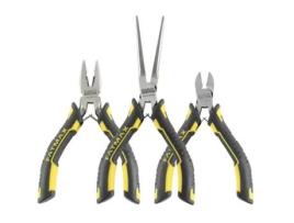 Conjunto de 3 Mini Alicates STANLEY Fatmax Fmht080524 Preto Ferramentas