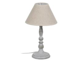 Candeeiro Bege Cinzento 60 W 20 X 20 X 34 Cm BIGBUY HOME