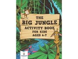 Livro The Big Jungle Activity Book for Kids Ages 67 de Jupiter Kids (Inglês)