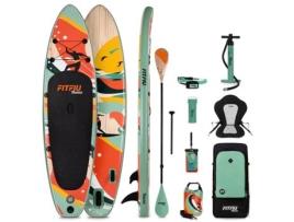 Prancha de Surf Insuflável Haena de Fitfiu com Acessórios de 320X81X15Cm FITFIU FITNESS