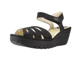Sapatos de Mulher FLY LONDON Yazi Tecido Preto (39)