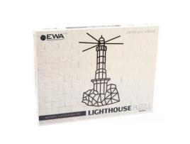 Quebra-Cabeça de Parede de Madeira Farol 87 Cm Graine Créative