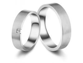 AKZENT Anel Masculino Namorados ou Noivado ou Amizade em Aço Inoxidável  Tam.68  0028