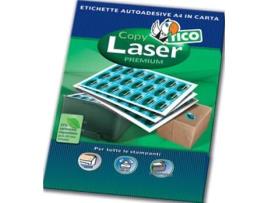Etiqueta autoadesiva TICO Copy Laser Premium branca 4800 peças