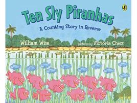 Livro Ten Sly Piranhas de William Wise (Inglês)