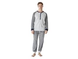 Pijama de Inverno Masculino de Veludo de Manga Comprida Jjbep5302 J AND J BROTHERS