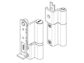 Par de Dobradiça Reversível Galicube FAPIM Tilt-Turn Ral 9016 Branco 1401Aqx