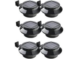 Luzes solares da plataforma, luzes solares da cerca luzes decorativas ao ar livre do jardim