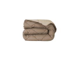 Edredão LEIPER Bicolor Taupe e Bege 220X240