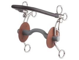 Hard Hackamore Tandem Us Tongue Port Snaffle Prateado 140 Mmberis