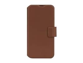 Capa Fólio Magsafe Concha Amovível para iPhone 16 Pro Max DECODED com Porta-Cartões Castanho