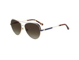 Óculos de Sol Kate Spade Katalina/G/S 59/15/140 Ouro/Marrom Verde Shaded Metal Feminino Katalina/G/S KATE SPADE NEW YORK