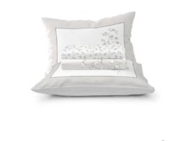 Conjunto Lençóis Cetim 240X280Cm Branco Pavia