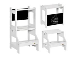 Torre de Aprendizagem Mdf Cor Gris 42X44X86 Cm HOMCOM