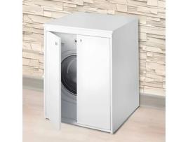 Armário de Cobertura para Máquina de Lavar Roupa Exterior 70X60X94Cm Pvc 5012P Onda NEGRARI