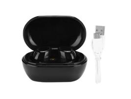 HURRISE Fone de Ouvido com Fio Fones de Ouvido Dc 5V Fone de Ouvido Cnc Gravura Suporte de Processamento de Metal de Titânio Tipo C Carregamento Cinz