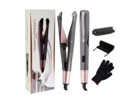 Modeladores de Cabelo KLACK Qin21 Profissional Lcd Display 2 em 1 Cinza