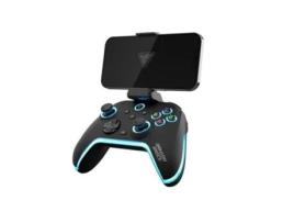 Aurora Plus Controle Sem Fio Preto com Suporte para Telefone para Ps3 Pc Android e Ios DRAGONSHOCK