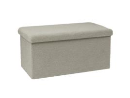 BANQUETA FLURRY MY DEKOR CINZENTA 76X38X38 CM