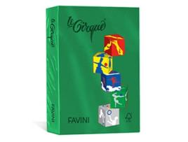 Papel FAVINI Le Cirque para impressora jato de tinta A2 420X594 mm 500 folhas verde