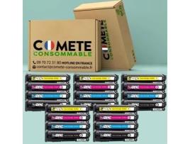 Pack 20 Toner Compatível Hp 201X Cf400X Preto Marca Francesa COMETE CONSOMMABLE