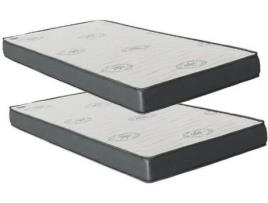 Colchão Pack de 2 viscoelásticos MUEMUE 90x195x20/90x195x15/90x195x15