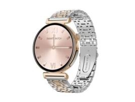 Ja02 Bluetooth Relógio Inteligente Ecg Freqüência Cardíaca Oxigênio no Sangue Ácido Úrico Temperatura Aço Pulseira de Ouro GODTVAGT