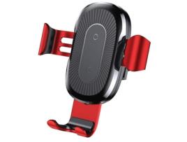 Carregador Sem Carro Qi para Samsung RADIODDITY Vermelho