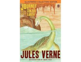 Livro Journey to the Center of the Earth Illustrated Collectors EditionSF Classic de Jules Verne (Inglês)