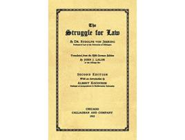 Livro The Struggle for Law de Rudolph Von Jhering (Inglês)