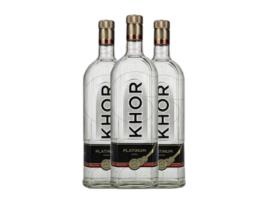 Vodca KHOR Khor. Platinum (0.7 L - 3 Unidades)