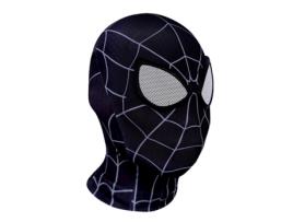 Homem Aranha Máscara Headgear Homem Aranha Cosplay Stage Props Adulto Homem Aranha 3 Preto-2