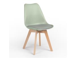 WEHOME Conjunto de 4 Cadeiras de Interior Candice Verdes de Design Moderno