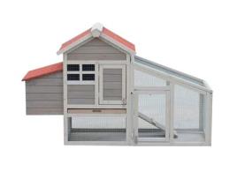 Gallinero de Madera para 3-4 gallinas - Gallinero Tessa - Gallinero Exterior con voladero