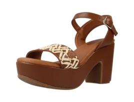 Sapatos de Mulher POPA Natadola Tribu Tecido Castanho (36)