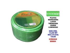 Pluvia manguera verde latex trenzad.sgr.vrd.14x50 ro (5-8) 14x20