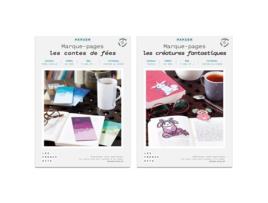 2 Caixas de Papel Diy 8 Marcadores Infantis Les French Kits