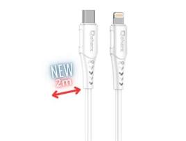 Cabo Qcharx Sofia Tipo QCHAX PVC Branco