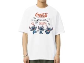 T-Shirt de Homem VREEL Puntada Disney Algodão Branco (XL)