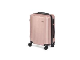 Mala de Cabine Cor de Rosa 38 X 57 X 23 Cm Riscas BIGBUY HOME