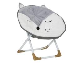 Cadeira Dobrável em Poliéster Cinzento 48 5X47X36Cm MUEMUE