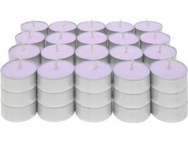 Velas Perfumadas para Chá Vela para Aquecedor de Chá Tealight Duração de 4 5 Horas Cheiro de Lavanda COM-FORT HOUSE