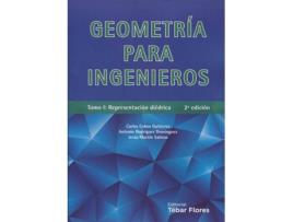 Livro Geometria Para Ingenieros. T.I. Representacion Diedrica de C. Cobos Gutierrez, A Rodriguez Dominguez (Espanhol)